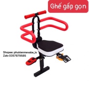 UG01-Ghế ngồi xe máy xe máy điện gấp gọn cho bé có bảo vệ 2 bên đọc kỹ