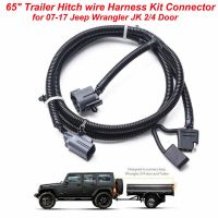 65" Trailer Hitch wire Harness Connector for 07-17 Jeep Wrangler JK 24 Door 1Pc fishing accessories