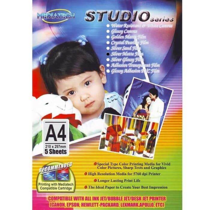 Kertas foto Kertas photo Studio Series Paper Silver Matte Film A4 5