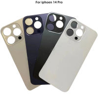 ปกหลังด้านหลังสำหรับ IPhone 14 14 Pro ปกหลังที่อยู่อาศัยสำหรับ IPhone 14 Pro Max ที่มีโลโก้อะไหล่หลุมใหญ่