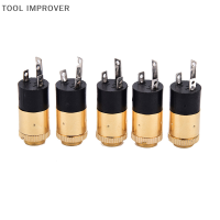 TOOL IMPROVER 5pcs PJ392 3.5MM STEREO FEMALE sockfect JACK 3.5 Audio Headphone CONNECTOR GOLD