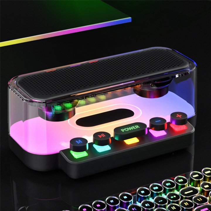 rgb-bluetooth-speaker-ipx5-waterproof-speaker-type-c-charging-bluetooth-subwoofer-speaker-with-mechanical-keyboard-button