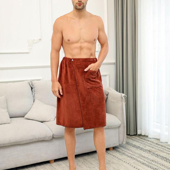 wdclever-ผ้าเช็ดตัวห่อรอบๆผ้าเช็ดตัวไมโครไฟเบอร์สำหรับผู้ชายสำหรับโรงแรมอาบน้ำชายหาด