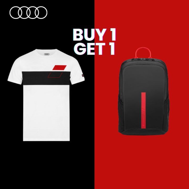 ดีลสุดคุ้มซื้อคู่....คุ้มกว่า!! เสื้อยืด Audi Sport สำหรับผู้ชาย