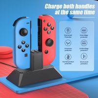 EMINEN ที่มีประสิทธิภาพสูง ไฟแสดงสถานะ LED สำหรับ joycon ตัวควบคุมเกม ที่จับเกม เครื่องชาร์จชาร์จ แท่นชาร์จแบบตั้ง