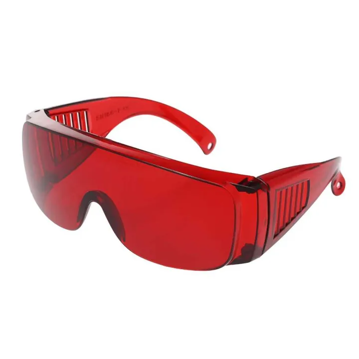 Dental Eye Protection Spectacles Red Goggle Glasses Protective Eye