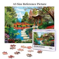 FUJI GARDEN Wooden Jigsaw Puzzle 500 Pieces Educational Toy Painting Art Decor Decompression toys 500pcs