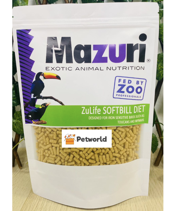 Mazuri Softbill Diet 200g (Mynah, Toucans, and iron sensitive birds ...