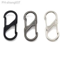 5/10PCS S Shaped Key Chains Ring Holder Never Fade Metal Hook Key Rings Clasps Hook Chain For DIY Jewelry Making Findings