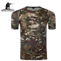 Camouflage เสื้อเชิ้ตเร็วแห้งถุงน่องระบายอากาศ Army เสื้อยืดเกมส์กลยุทธ Mens การบีบอัด T เสื้อฟิตเนสฤดูร้อนเพาะกาย