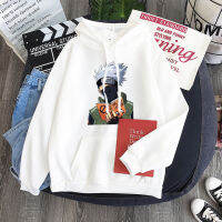 คาคาชินารูโตะเสื้อกันหนาวมีฮู้ดพิมพ์ลายอะนิเมะStreetwearฮิปฮอปNterผ้าแขนยาวผู้หญิงเสื้อขนาดใหญ่เสื้อฮู้ดดี้แบบใส่ได้ทุกเพศ
