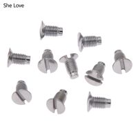 Chzimade 10pcs Industrial Sewing Machine Screws Needle Plate Parts Accessories Tools