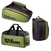 Wilson dark green hand -on -shoulder tennis bag method