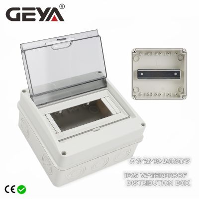 GEYA HT Series 58121518วิธีกันน้ำไฟฟ้าจำหน่ายกล่อง Circuit Breaker MCB Power พลาสติก Junction ลวดกล่อง IP65
