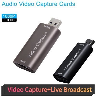 ☞ Video Capture Card 1080P -compatible to USB 3.0 Video Capture Card Recording Box for Game Camcorder Live Streaming Broadcast