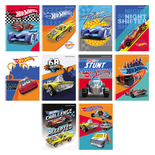 Orions Hot Wheels Composition Notebook Set of 10 | Lazada PH