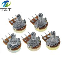 10pcs Potentiometer Resistor 1K 2K 5K 10K 20K 50K 100K 500K 1M Ohm WH148 Linear Potentiometer 2M 15mm 3pins With Nuts And Washer