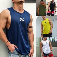 ┋ M-4XL เสื้อกล้ามผู้ชาย เสื้อแขนกุด Mens Quick-Drying Sleeveless Tank Top Breathable Sports Fitness Training Singlets