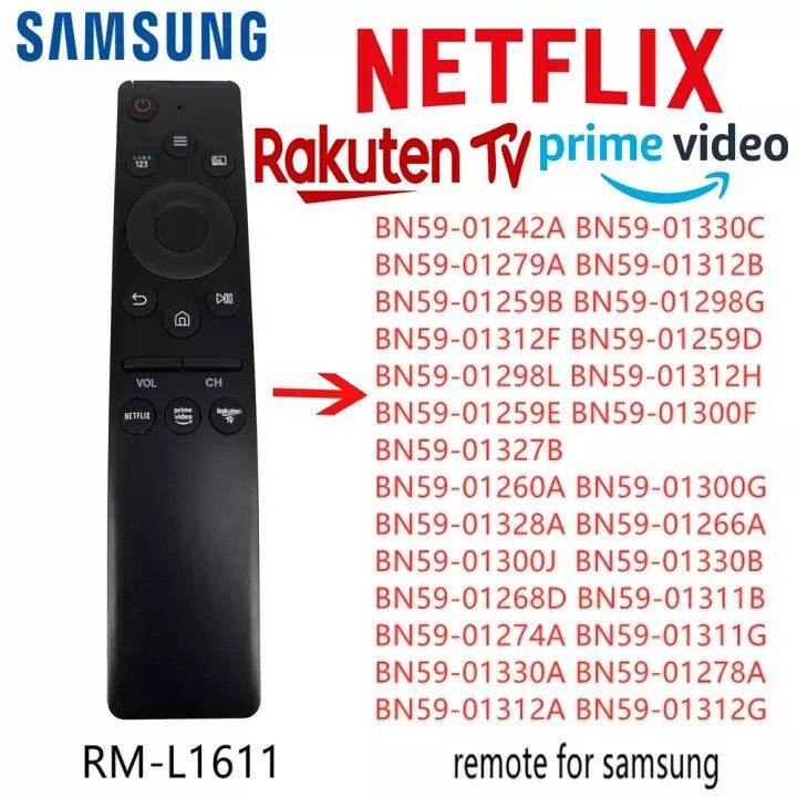 rm-l1611สำหรับ-samsung-bn59-01242a-ใหม่-bn59-01266a-bn59-01274a-bn59-01-rm-l1611สำหรับ-samsung-uhd-4k-qled-smart-universal-รีโมทคอนล-bn59-01330c