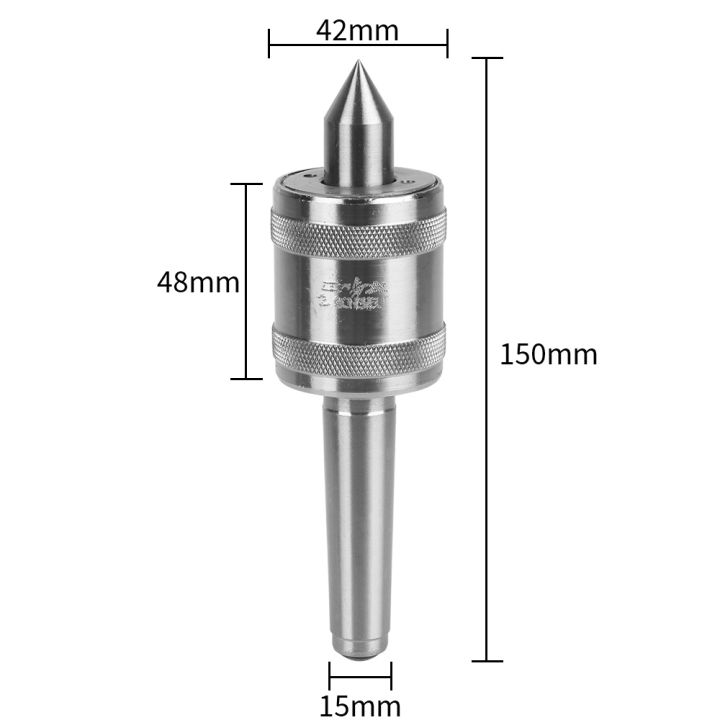 lathes-cone-cutter-precision-steel-rotar-58-62hrc-live-center-lathes-milling-machine-accessories-middle-duty-live-center