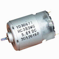 JOHNSON มอเตอร์ HC383 Micro 380 DC 3.6V 4.2V 21000RPM แรงบิดสูงเพลา D แรงบิดสูง DIY เครื่องมือสว่านไขควงไฟฟ้า