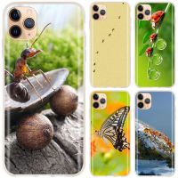 ♕㍿ The ants Soft Silicone Phone Case For iPhone 13 12 11 Pro X XR XS Max XR 6 7 8 G Plus SE 2020 Cover