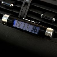[COD] Clip-on LCD Car Automotive Digital Clock Electronic Backlight Display
