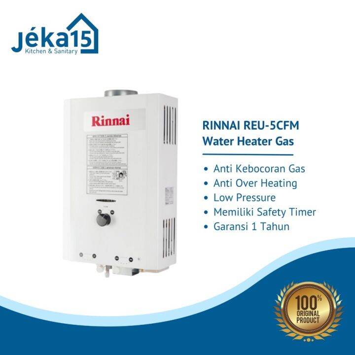 WATER HEATER GAS RINNAI REU-5CFM | Lazada Indonesia