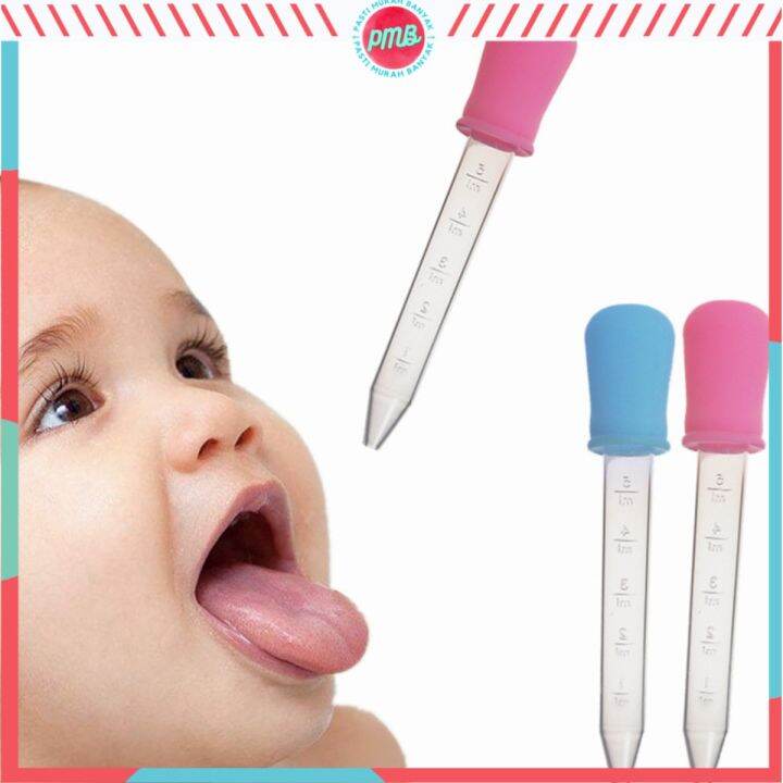 Pipet Tetes Obat Bayi 5ml Feeder Dropper Ukuran 5 ml Alat Bantu Minum