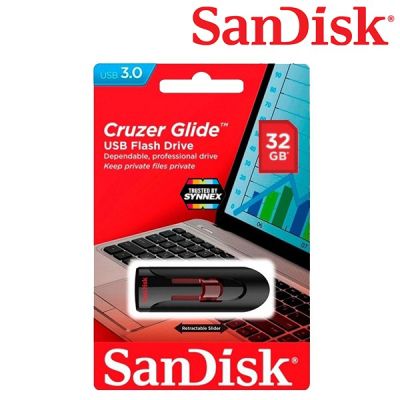 🔥สุดพิเศษ CRUZER GLIDE 32GB USB 3.0 Flash Drive (SDCZ600_032G_G35) เมมโมรี่ การ์ด แซนดิส แฟลซไดร์ฟ รับประกัน 5 ปี คุณภาพดี