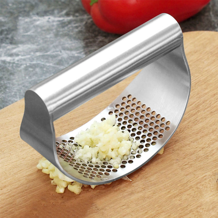 เครื่องมือห้องครัวสแตนเลสกระเทียมกด-crusher-slicer-ขิงมือถือกระเทียมเครื่องมือในครัวเรือนกด-squeezer-ห้องครัว-access