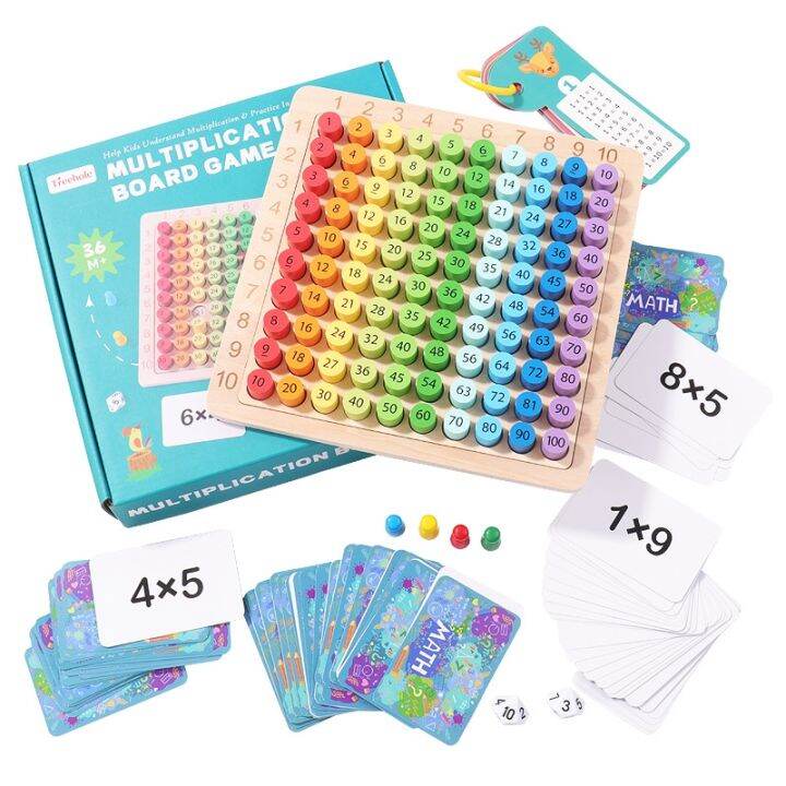 【CC】☑๑ Educational Children Baby Math 99 Multiplication Table ...