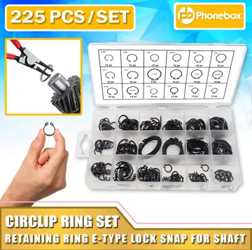 225 Piece Retaining Ring Assortment