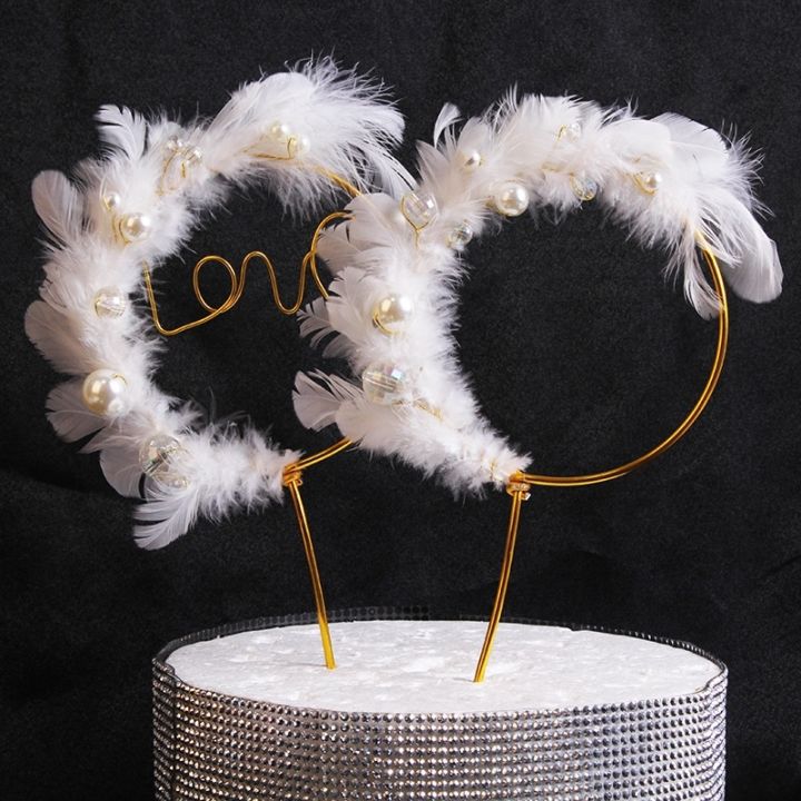 iron-art-white-butterfly-gold-circle-baking-decoration-board-cake-topper