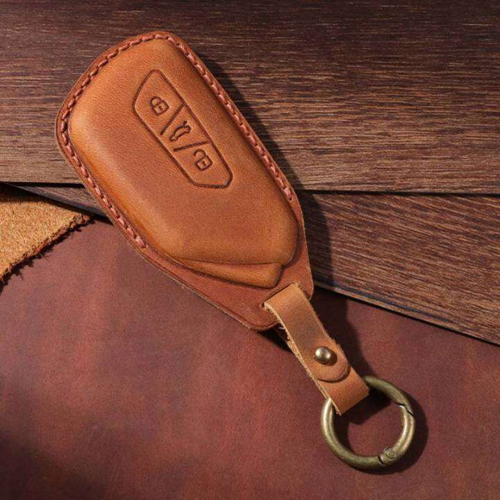 leather-car-key-case-cover-keyring-for-volkswagen-vw-golf-7-mk7-tiguan-touareg-mk2-for-skoda-octavia-kodiaq-seat-ateca