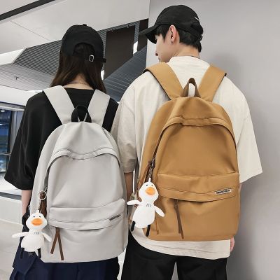 Womens Backpack 2023 Womens New Street Fashionable Simple Computer Bag Large Capacity Travel Backpack 2023