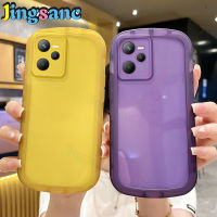 Jingsanc ปลอกใสสำหรับ Realme C35 /Narzo 50A นายกรัฐมนตรี/C31โทรศัพท์กรณีล้างซิลิโคนอ่อนนุ่ม TPU เลนส์ป้องกันลูกอมสีปกหลัง