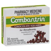 Tẩy giun cho bé Combantrin Chocolate Squares 24