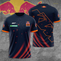 New！2023！Red Bull KTM Factory Racing WP Motorex Stars Printed Short Sleeve T-shirt High quality products （Freeprinting of names）