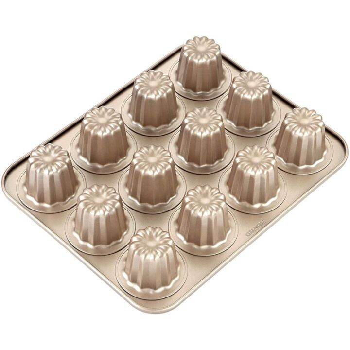 canele-mold-cake-pan-12-cavity-non-stick-cannele-muffin-bakeware-cupcake-pan-for-oven-baking-champagne-gold