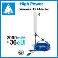 USB Wifi ตัวรับ Wifi แรงๆ 36dBi 2000Mw ระยไกลๆ Indoor Outdoor High Power Melon N4000