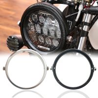Round LED Headlight Motorcycle 7 Inch Projector Head Light For H-arley D-avidson Motorcycles With Bracket Housing Shell