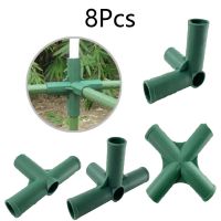 8pcs Greenhouse Frame Connector 19mm Plants Awning Pillar Connectors Plant Stakes Fencing Pipe Joint Garden Tools