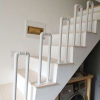 [COD] Stair handrail industrial style railing home fence indoor guardrail attic corridor kindergarten simple and modern