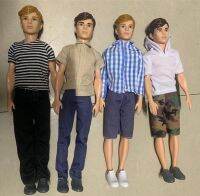 New 30cm Boy Friend Ken Doll Set Fashion Men Doll with Clothes Suit Children Play House Dress Up Toy Accessories