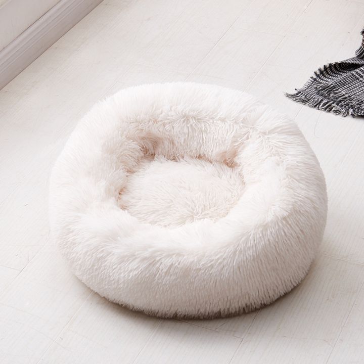 pets-baby-pretty-amp-better-dog-long-plush-dounts-beds-calming-bed-hondenmandcushion-pet-matwarm-sofa-basket-for-dog-house