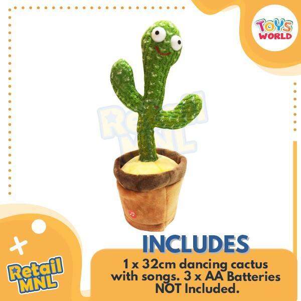 Retailmnl Recording and Dancing Cactus/Squid Game Plush Early Education ...