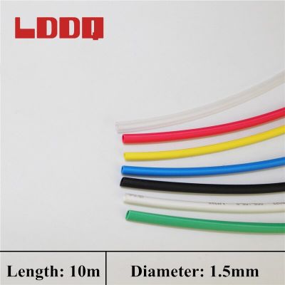 LDDQ 1.5mm 10meter Heat Shrink Tubing Shrink Wrap Cable Sleeve  Heat Shrinkable Tube Protect Wires Seven Colors To Choose Cable Management