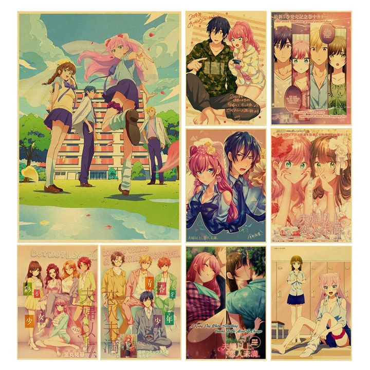 Trendy Anime Future Diaries Posters Mirai Nikki Poster Retro Kraft Paper  Vintage Room Home Bar Cafe