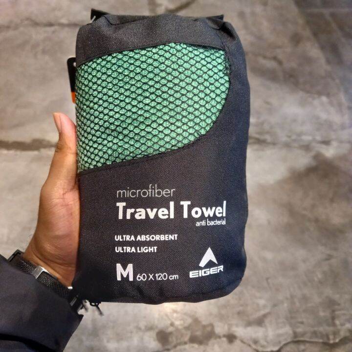 Eiger Handuk Travel Towel A Green Lazada Indonesia